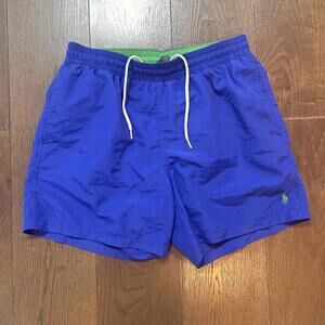 Polo Ralph Lauren Men's Blue Swim Shorts Size Large